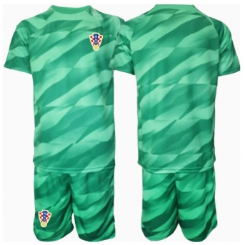 Croazia Portiere Maglia Gara Trasferta Repliche Europei 2024 Bambino